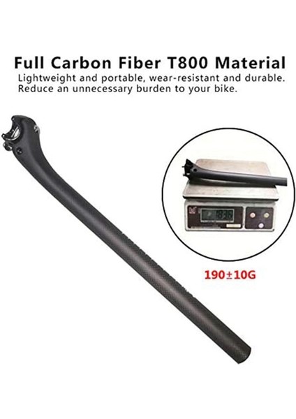 Karbon Fiber Dağ Yol Bisikleti Koltuk Direği Çubuk Tam Karbon Arka Yüzer Koltuk Direği 31.6-400MM (Yurt Dışından) modelleri