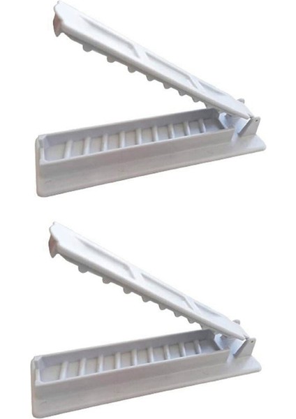 2 Adet Kebap Makinesi Barbekü Et Şiş Makinesi Yeniden Kullanılabilir Kebap Presi Için Barbekü Mutfak Izgara Aksesuarları, Beyaz (Yurt Dışından)