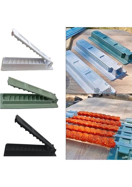 2 Adet Kebap Makinesi Barbekü Et Şiş Makinesi Yeniden Kullanılabilir Kebap Presi Için Barbekü Mutfak Izgara Aksesuarları, Beyaz (Yurt Dışından) fiyatları