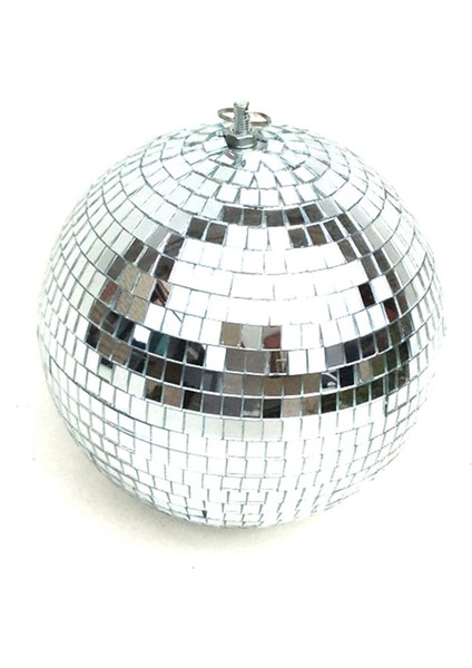 2x Renkli Sahne Aydınlatma Efekti 8 Inç 20 cm Disko Ayna Glitter Topu Gümüş Noel Partisi Dekoru (Yurt Dışından) modelleri