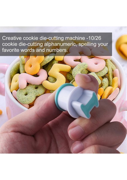 26 Adet Plastik Büyük Harf, Küçük Harfler ve 10 Adet Sayılar Şekli Kek Fondan Seti (3 Takım/grup) (Yurt Dışından) fırsatları