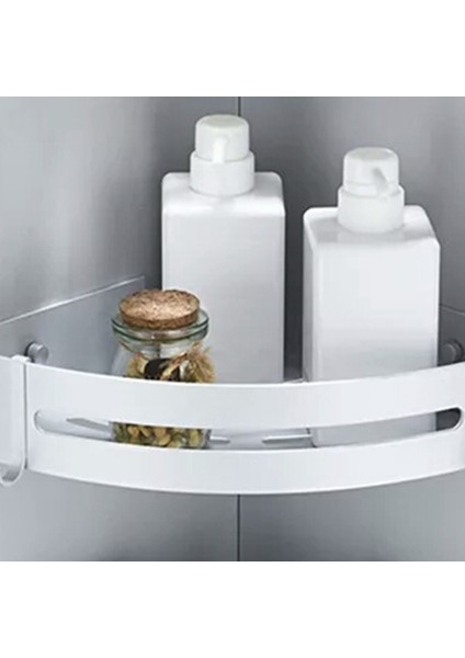 Yumruksuz Banyo Rafı Banyo Duvara Monte Banyo Tuvalet Üç Köşeli Yıkama Masası Depolama Malzemeleri (Yurt Dışından) indirimleri
