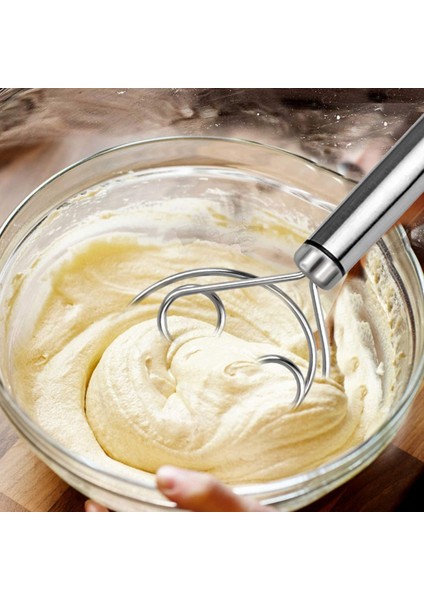 Danimarka Ekmek Hamur Çırpma Paslanmaz Çelik Hollandalı Ekmek Hamur Çırpma Puanlama Aracı Kek Araçları Ekmek, Pasta Veya Pizza Için (Yurt Dışından) modelleri