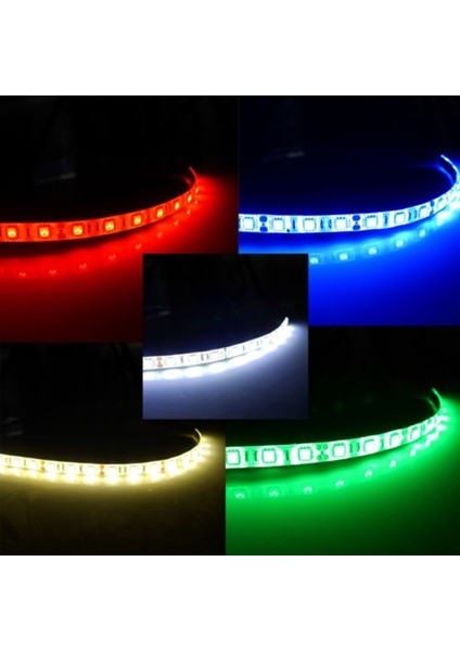 10CM Su Geçirmez Beyaz 5050 LED Şerit Işıklar Dc 12V Karavan Tekne Araba (Yurt Dışından) fırsatları