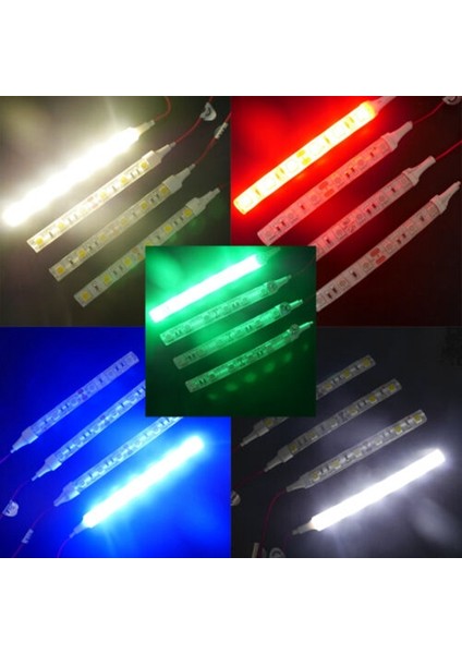 10CM Su Geçirmez Beyaz 5050 LED Şerit Işıklar Dc 12V Karavan Tekne Araba (Yurt Dışından) indirimleri