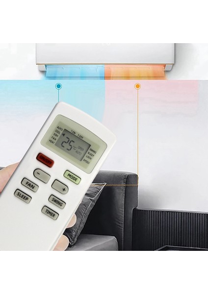 Ac Klima Için A/c Uzaktan Kumanda YX1F'YI Değiştirin YX1FF YX1F1 YX1F2 YX1F3 YX1F5 YX1F1F YX1F4F YX1F5F (Yurt Dışından)