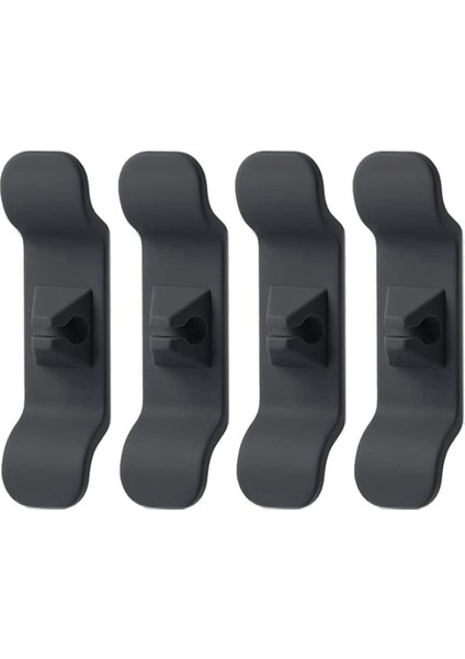 Mutfak Aletlerine Yapıştırmak Için Kullanılan Kordon Düzenleyici, Küçük Siyah Için 4'lü Kablo (Yurt Dışından)