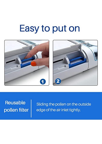 12 Yeniden Kullanılabilir Filtre Yuvası + 12 Tek Kullanımlık Ultra Ince Filtre Için Yedek Cpap Filtreleri (Yurt Dışından) modelleri