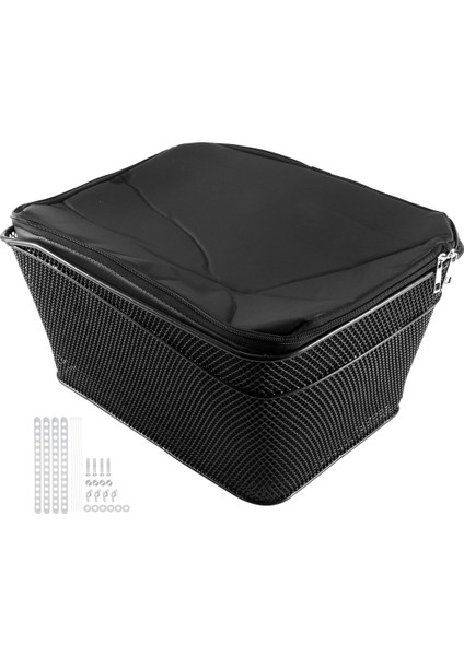 Arka Bisiklet Sepeti Kapasitesi Arka Bisiklet Kargo Rafı Montajlı Metal Tel Bisiklet Depolama Sepeti Su Geçirmez Kapaklı A (Yurt Dışından) fiyatları