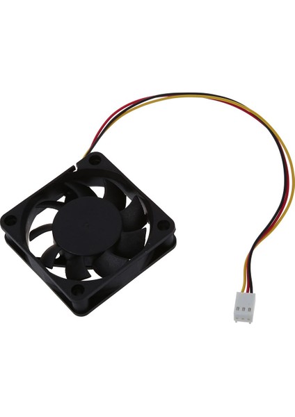 60MM x 60MM x 15MM 3 Pinli Soğutma Fanı, Metal Parmak Korumalı (Yurt Dışından)