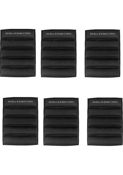 6x Silikon Tava - Yapışmaz Delikli Fench Ekmek Tavası Formları, Sosisli Sandviç, Pişirme Gömlekleri Mat Ekmek Kalıbı (Yurt Dışından)