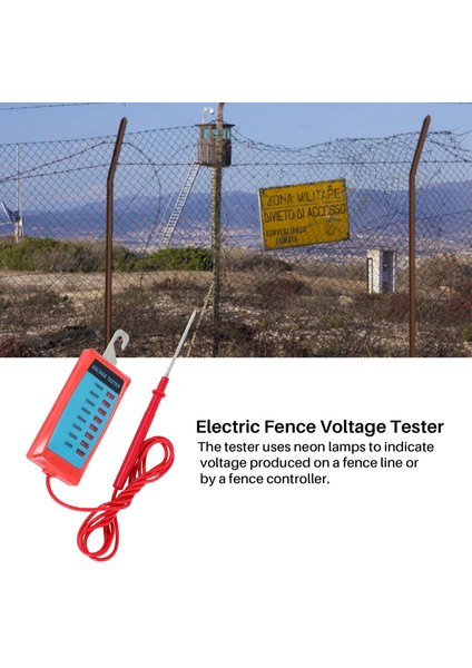 Çiftlik Bahçesi Güneş Çit Arızası Için Elektrikli Çit Gerilim Test Cihazı (Yurt Dışından) fiyatları