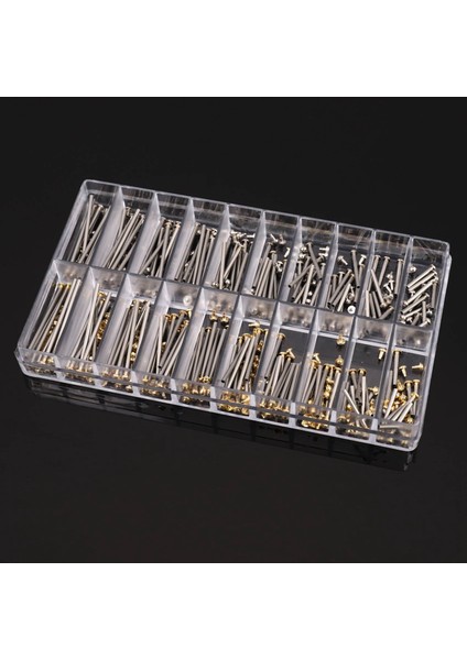 2 Kutu Saat Tamir Alet Takımı Kitleri Saat Kayışı Vidaları Çeşitler Tüp Sürtünme Pimi Klipsler Perçin Biter 10MM-28MM (Yurt Dışından) modelleri