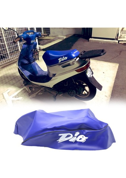 AF27/AF28 Motosiklet Modifikasyonu Mavi Için Motosiklet Koltuk Kılıfı Suni Deri Koltuk Kılıfı (Yurt Dışından) indirimleri