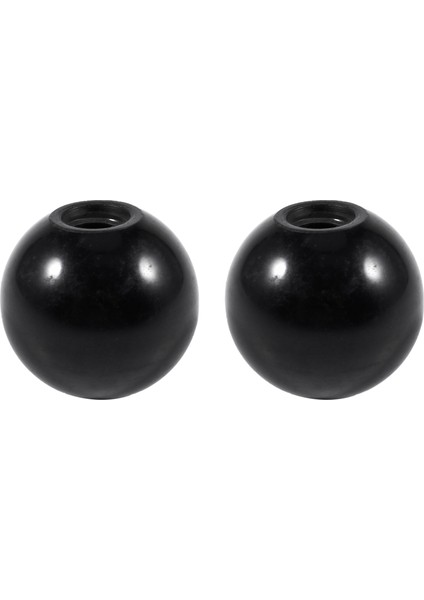 2x Yedek Siyah Bakalit 35 mm Çaplı Bilyalı Kol Düğmesi (Yurt Dışından)
