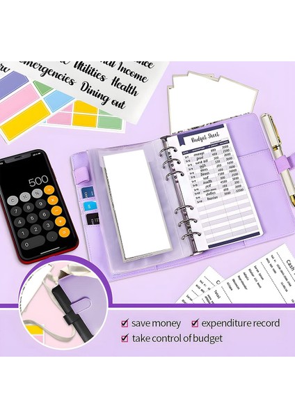 Bütçeleme Için Nakit Zarflı Bütçe Dosyalayıcı,a6 Tasarruf Dosya Cebi,gider Bütçesi Sayfaları,nakit Zarf Sistemi Için E (Yurt Dışından) fırsatları