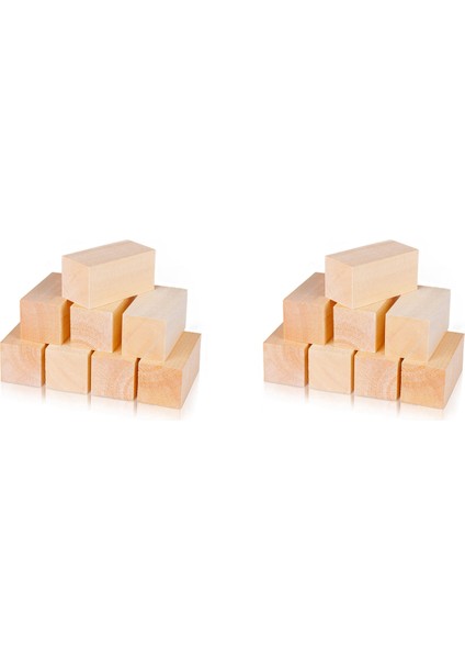 16X Ihlamur Ağacı Oyma Blokları 4 x 2 x 2 Inç, Whittling Ahşap Oyma Blokları Yetişkinler Yeni Başlayanlar Veya Uzman (Yurt Dışından)