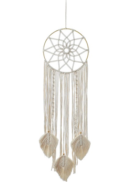 Bohemian Duvar Asılı Goblen Ay Dreamcatcher Duvar Dekor Boho Dokuma Halılar Ev Dekorasyon (Yurt Dışından)
