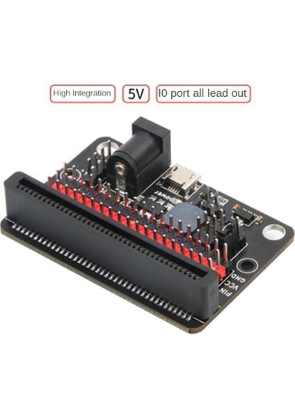 Microbit Gpıo Genişletme Python Io Için 1 Adet Genişletme Kartı: Yerleşik Pasif Buzzer ile Bit 5V (Yurt Dışından)