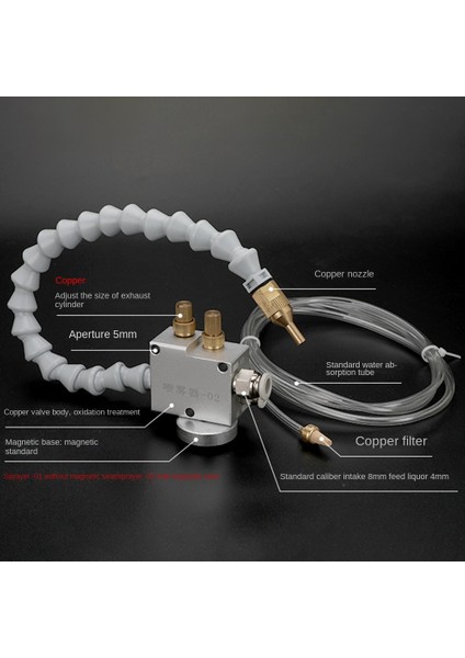 Mıknatıssız 8mm Boru Soğutma Için Sis Soğutucu Yağlama Püskürtme Sistemi Cnc Torna Freze Matkap Gravür Tezgahı (Yurt Dışından) fırsatları