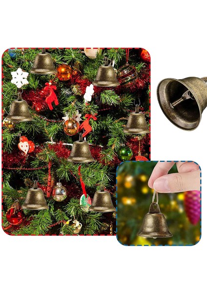30 Adet Bells Craft Küçük Bells Pirinç Bells Vintage Bells Asılı Rüzgar Çanları Yapma Köpek Eğitimi Için Kancalarla (Yurt Dışından)