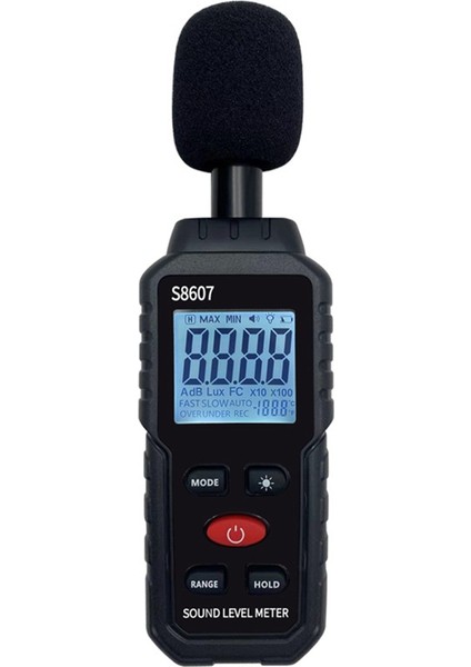 Dijital Ses Seviyesi Gürültü Ölçer Ölçümü 30-130DB Db Desibel Dedektörü Ses Test Cihazı Metro Teşhis Aracı (Yurt Dışından)