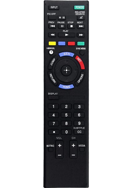 -YD089 Tv Için Uzaktan Kumandayı Değiştirin -32W600A -32W650A -42W650A -42W651A -46W700A -50W700A KDL32W600A (Yurt Dışından)