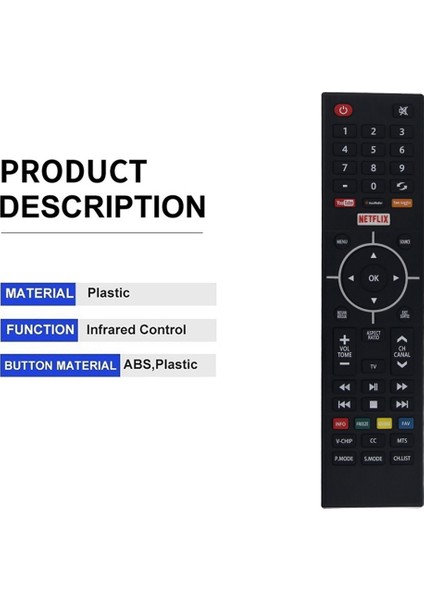 Yeni Elementler Için Uzaktan Kumanda UHD 4K Tv WE50UB4417 WE55UB4417 WD40FB2530 ELSW3917BF E4SFT5017 E4STA5017 (Yurt Dışından) indirimleri