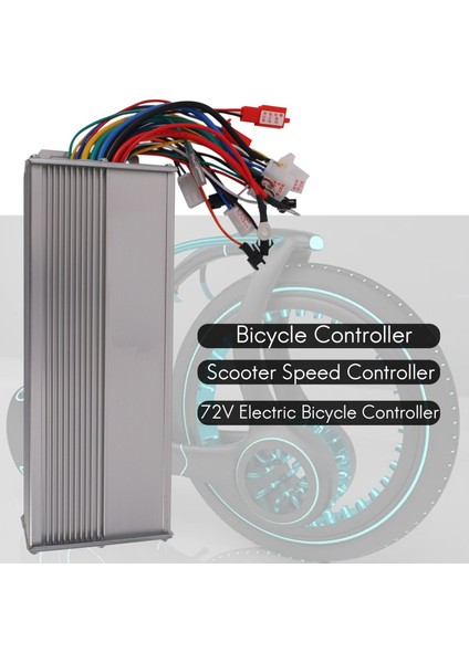 72V 1500W Elektrikli Bisiklet Kontrol Cihazı Scooter Fırçasız Dc Motor Hız Kontrol Cihazı (Yurt Dışından)