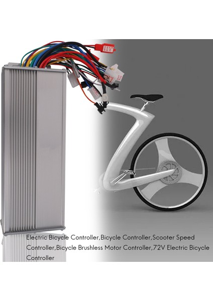 72V 1500W Elektrikli Bisiklet Kontrol Cihazı Scooter Fırçasız Dc Motor Hız Kontrol Cihazı (Yurt Dışından)