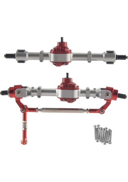 Rc Araba Ön ve Arka Komple Aks Mn D90 D91 D96 D99S MN90 MN96 MN99 MN99S 1/12 Rc Araba Yükseltme Parçaları, Gümüş (Yurt Dışından) modelleri