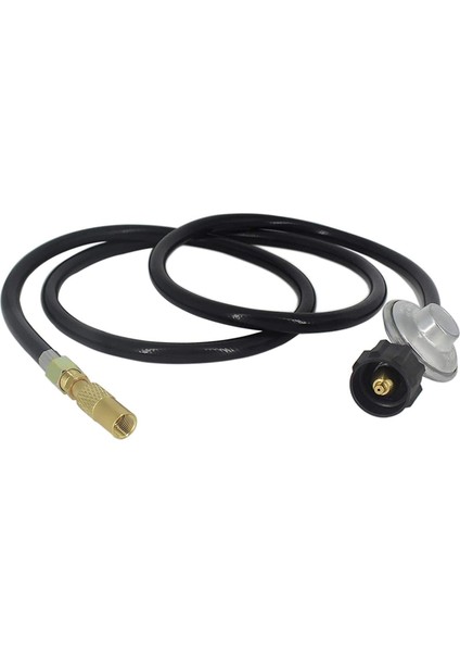Roadtrip Izgaralar Için 2x 5ft Propan Adaptör Hortumu ve Regülatör Değiştirme Kiti, Qcc1 Düşük Basınçlı Propan Adaptörü (Yurt Dışından)