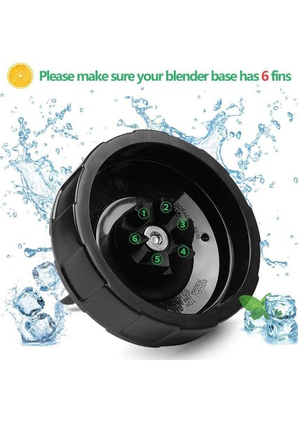 Ninja 6fins Yedek Çıkarıcı Bıçağı Için, Ninja Alt Bıçak 6 Yüzgeçleri Yedek Çıkarıcı Bıçağı (Yurt Dışından) indirimleri