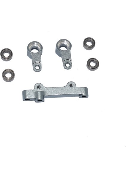 Metal Direksiyon Grubu Montaj Seti 1/18 Mini-T 2.0 2WD Stadyum Kamyon Rc Araba Yükseltme Parçaları, Titanyum (Yurt Dışından)