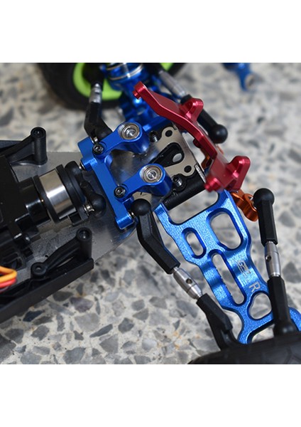 Metal Direksiyon Grubu Montaj Seti 1/18 Mini-T 2.0 2WD Stadyum Kamyon Rc Araba Yükseltme Parçaları, Titanyum (Yurt Dışından)