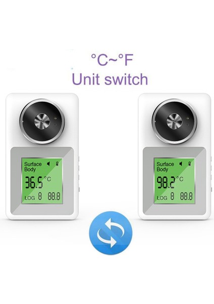 Alın Termometresi Temassız K3MINI Kızılötesi Termometre Vücut Sıcaklığı Dijital Ölçüm Aracı Bebek Yetişkin Için (Yurt Dışından)