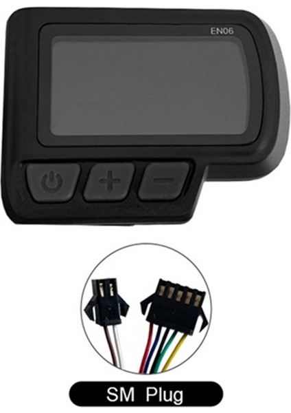 Sm Konnektörlü Elektrikli Bisiklet Scooter EN06 Için Usb'li 24V 36V 48V Elektrikli Bisiklet Paneli LCD Ekran (Yurt Dışından)