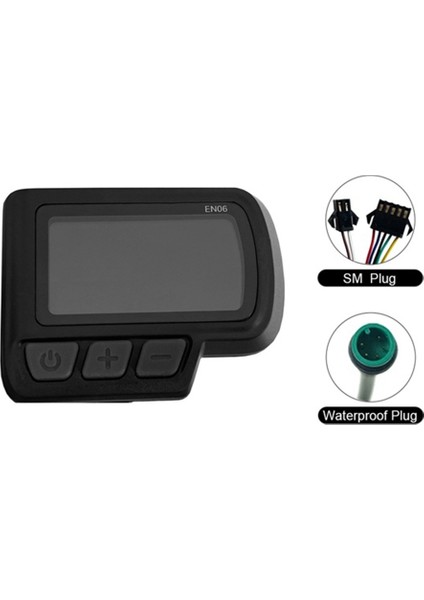 Sm Konnektörlü Elektrikli Bisiklet Scooter EN06 Için Usb'li 24V 36V 48V Elektrikli Bisiklet Paneli LCD Ekran (Yurt Dışından)