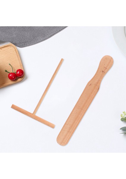2 Adet Gözleme Pişirme Gereçleri Ahşap Krep Spatula ve Serpme Seti-Tortilla Tırmık Hamur Yayma Araçları (Yurt Dışından) fiyatları