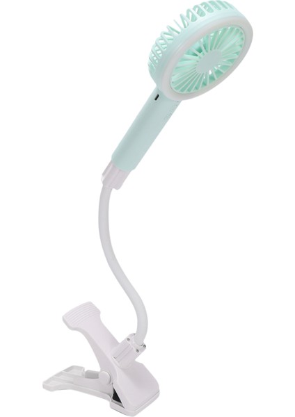 2ın1 LED Işıklı Taşınabilir USB Fan Soğutucu Mini Fanlar Kullanışlı Klipsli Küçük Masa Masaüstü USB Soğutma Fanı 3 Hız Ayarlanabilir Tabanlı (Yeşil) (Yurt Dışından) indirimleri