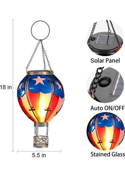 Sıcak Hava Balonu Güneş Fener Açık Güneş Fenerler Bahçe Veranda Sundurma Ağaç Yard Için Su Geçirmez (Yurt Dışından) fiyatları