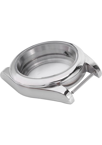 39MM Paslanmaz Çelik Cilalı Kasa Safir Cam Fit NH35/NH35A NH36/NH35A Hareketi, Şeffaf Arka Kapak (Yurt Dışından)
