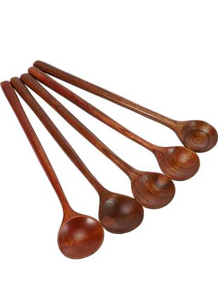 Uzun Kaşık Ahşap, 20 Parça 10.9 Inç Çorba Için% 100 Doğal Ahşap Uzun Saplı Yuvarlak Kaşık (Kore Tarzı Çorba Kaşığı) (Yurt Dışından) fiyatları