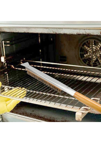 Pizza Fırın Fırçası Barbekü Fırçaları Ahşap Saplı Izgara Kazıyıcı Pizza Taş Temizleme Fırçası Ev Temizleme Fırçası (Yurt Dışından) indirimleri