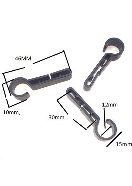 Kafa Işık Lambası Için Kask Klipleri Sert Şapka Işık Klipleri, Baret Aksesuarı, Kask Için Kolayca Montaj Kancası, Kapak Askısı 200 Adet (Yurt Dışından) fiyatları