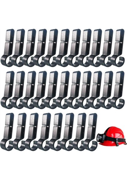 Kafa Işık Lambası Için Kask Klipleri Sert Şapka Işık Klipleri, Baret Aksesuarı, Kask Için Kolayca Montaj Kancası, Kapak Askısı 200 Adet (Yurt Dışından) modelleri