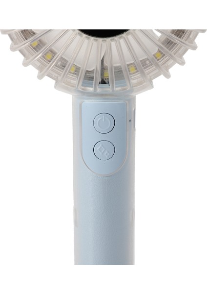 Taşınabilir Kristal Fan Mini USB Gece Lambası Fanı El Aynası Küçük Fan (Mavi) (Yurt Dışından) indirimleri
