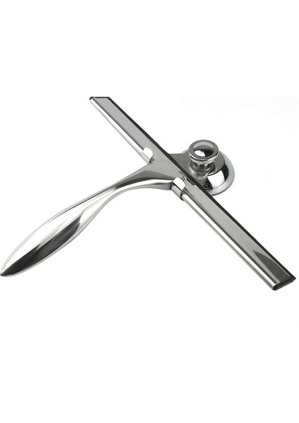 2x Ekstra Geniş 30,5 cm Duş Sileceği Paslanmaz Çelik, Silikon Dudaklı - Vantuz Tutuculu Duş Sileceği (Yurt Dışından) fırsatları