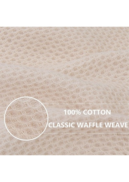 %100 Pamuk Waffle-Dokuma Mutfak Bulaşık Bezleri, Ultra Yumuşak Emici Çabuk Kuruyan Bulaşık Havluları Kremsi-Beyaz (Yurt Dışından) modelleri