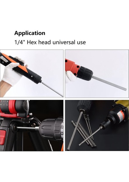 Uzun Uç Seti, Manyetik Uç Seti 20 Adet 100MM, Torx Bit T8-T40, Altıgen Uç H2-H6, Ph1 Ph2, Pz2, Oluklu Uç, 1/4 Inç Altıgen (Yurt Dışından)